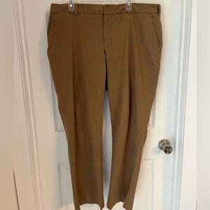 Lands End  khaki straight leg pants Plus